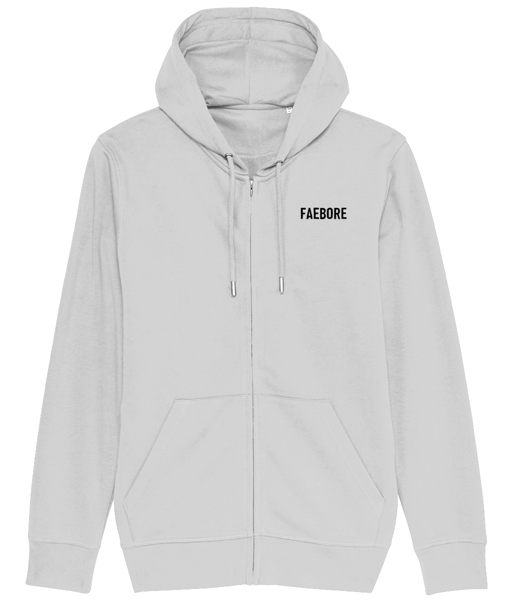 FAEBORE - Basic Zip-Up Hoodie Light